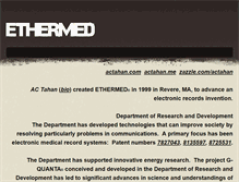 Tablet Screenshot of ethermed.com